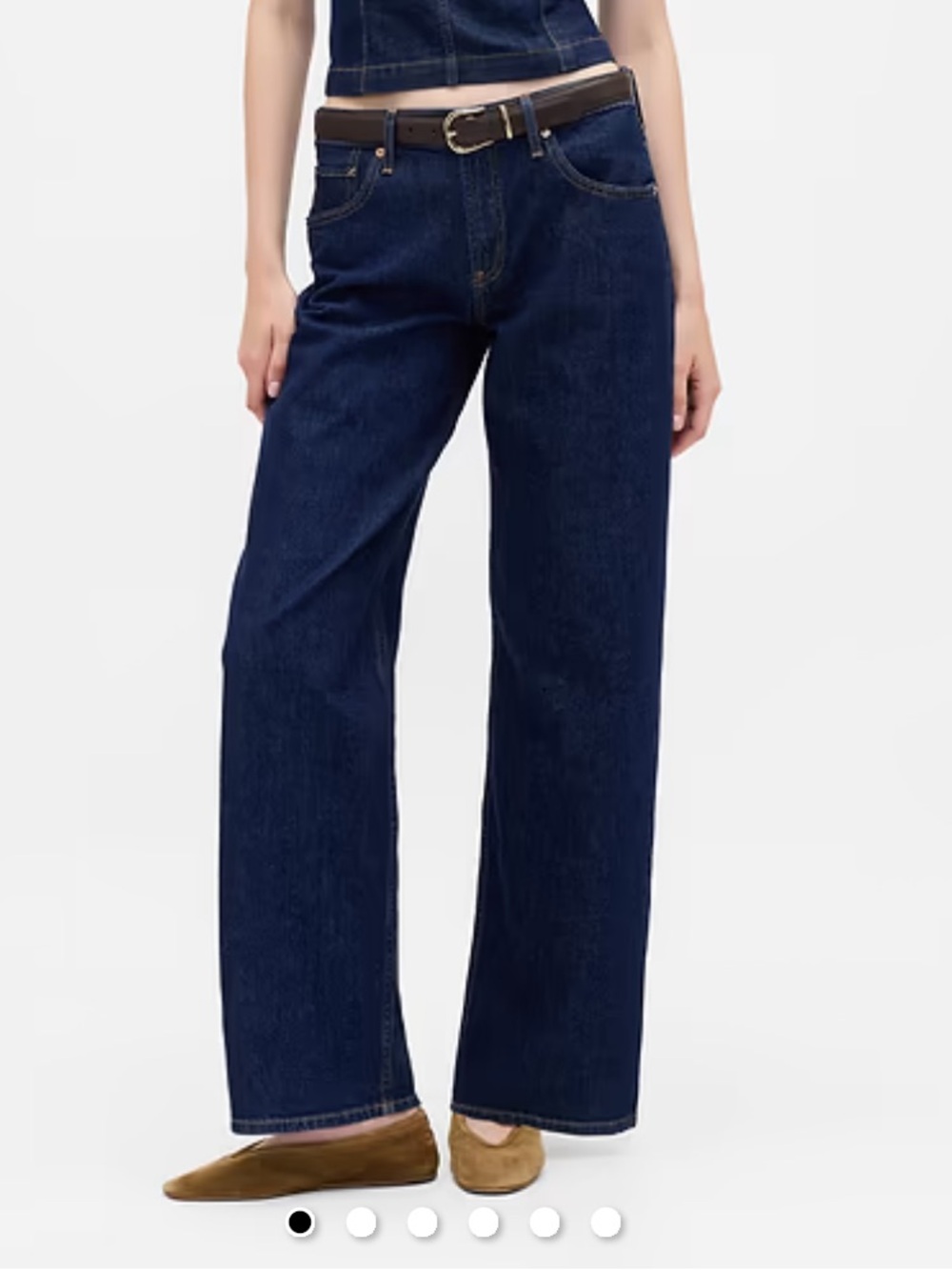 GAP 90s loose low rise in Dark Indigo Blue